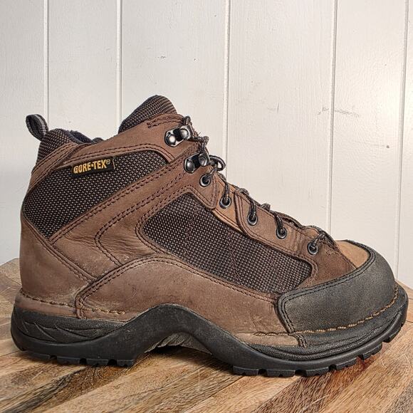 Danner Radical 452 GTX Men’s Brown Leather Steel Toe Boots Size 10 Gore-Tex - Picture 1 of 10